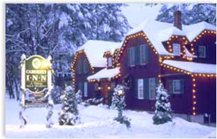 Winter at the Cabernet Inn located in Intervale NH